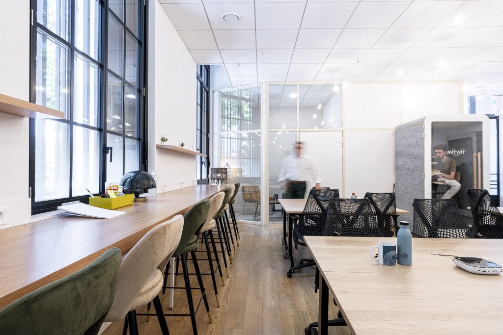 Espace de coworking à Mitwit Lyon Bellecour