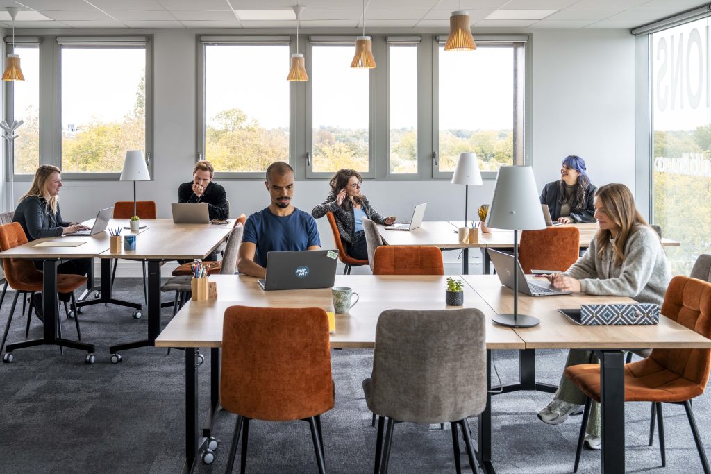 Espace de coworking à Marcq en Baroeul périphérie de Lille