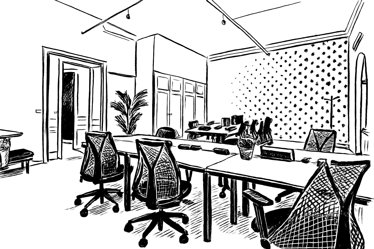 Privékantoor voor grote teams